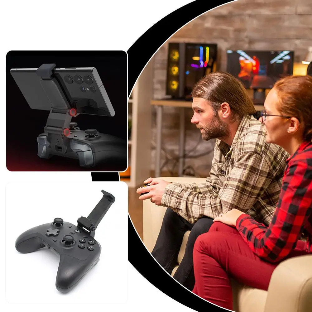 Suporte de Celular Ajustável Universal Antiderrapante GameSir Cyclone 2 Pro T4 Pro para Gamepad Android iOS