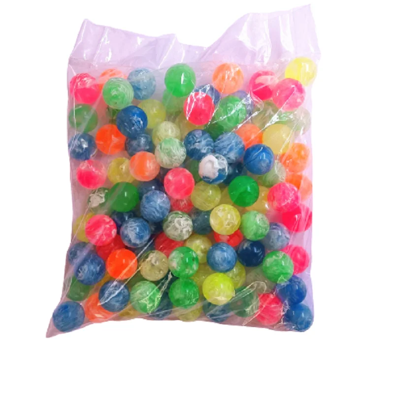 20pcs 20mm Hüpfball Murmeln Gummi Spring bälle Outdoor-Spiele Anti-Stress-Garten Kinder Wasserspiel zeug Kinder Party begünstigt Geschenk