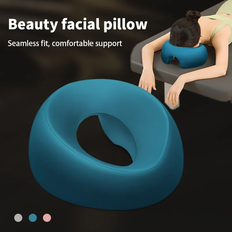 Ergonomic Face Down Pillow for Desk Naps Beauty Salon Massage Lying Down Pillow Comfortable Supportive Salon Equipment