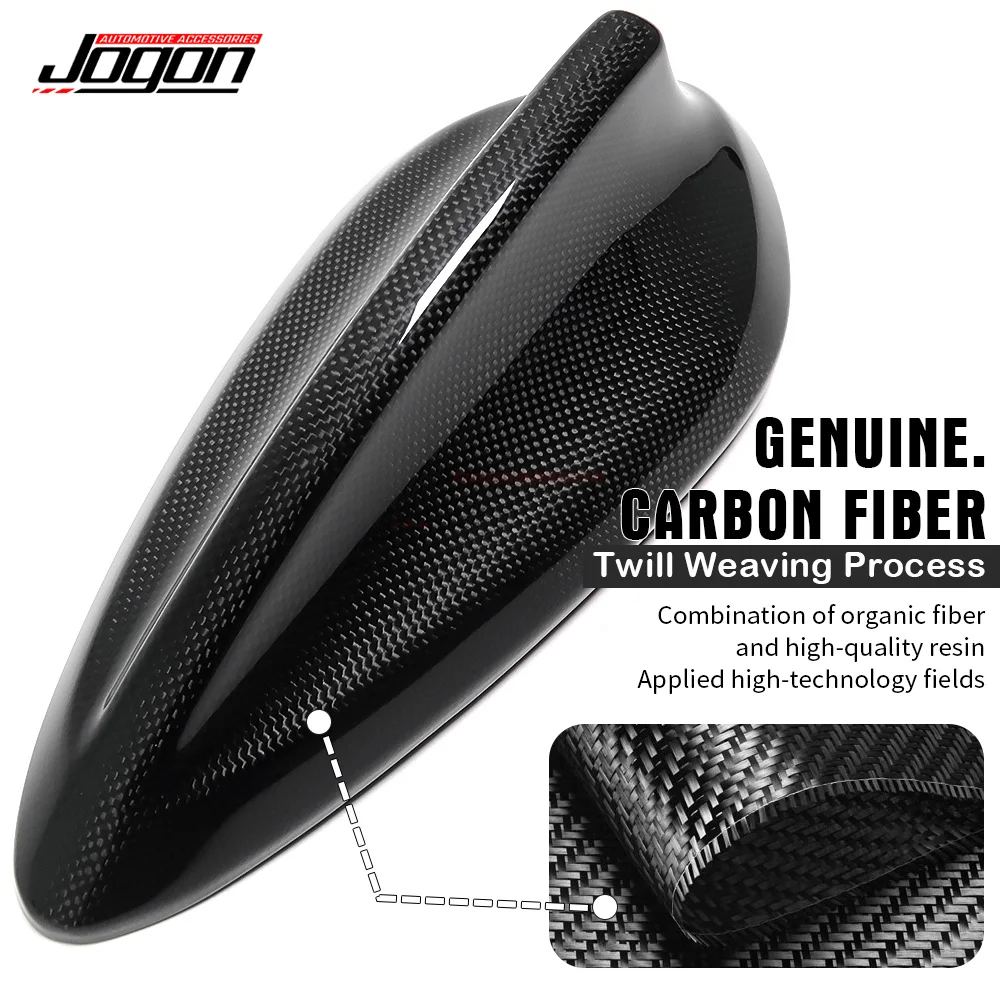 Carbon Fiber Car Shark Fin Antenna Aerials Cover For F22 F23  F30 F35 F34 F32 F33 F36 M2 M4 G30 G11 G20 Exterior Accessories