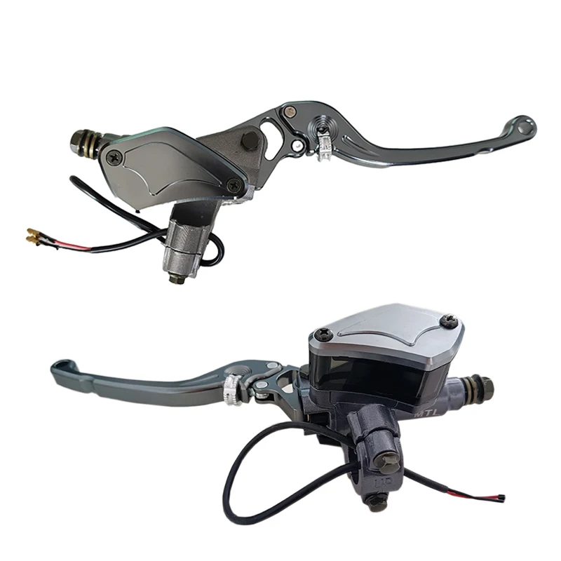 Universal Internal Adjustment Titanium Color Disc Brake Master Cylinder for Electric Scooter Front Rear E-bike Brake Master Pump