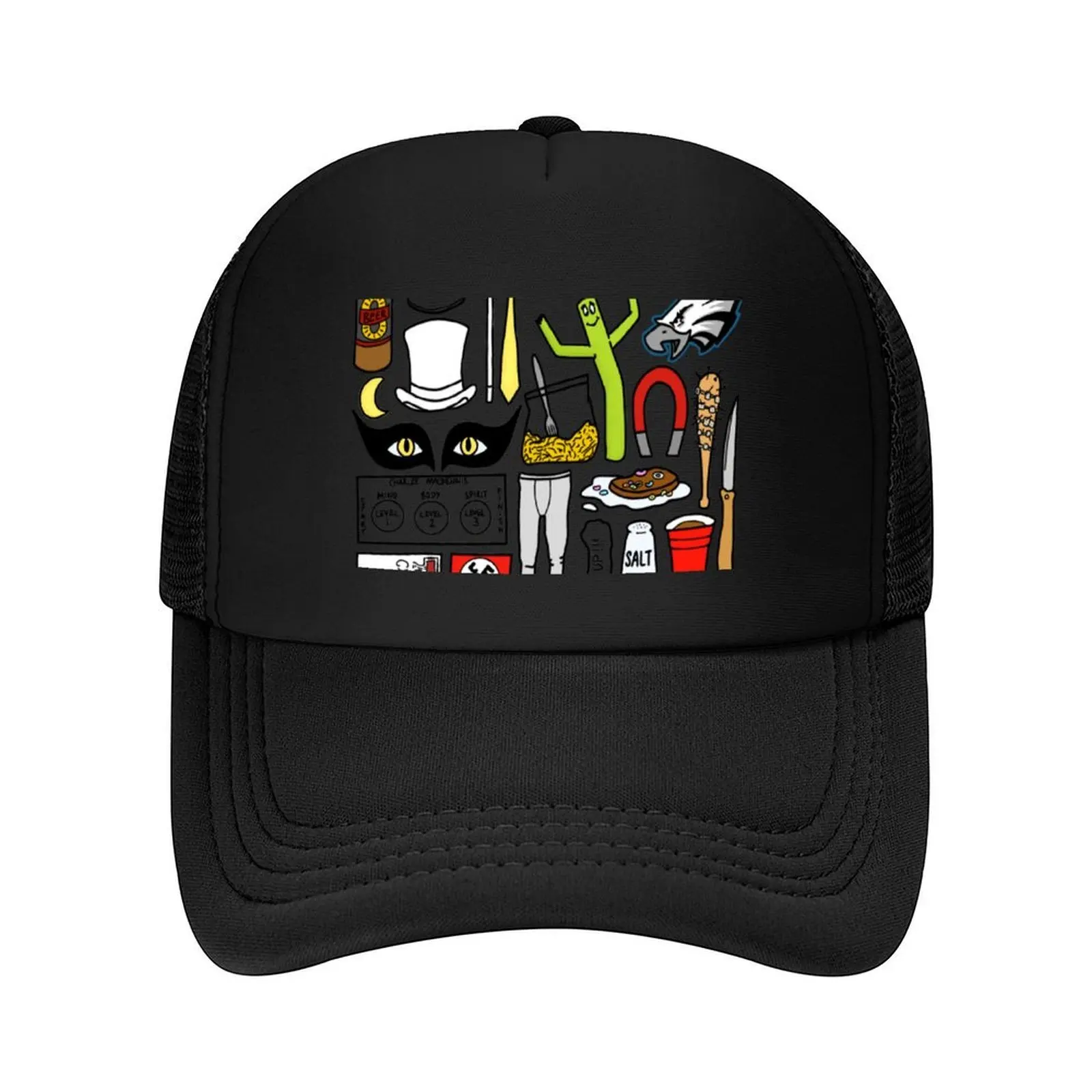 

Всегда солнечно, мультяшное искусство, бейсболка, летняя шляпа, одежда для гольфа, пляжная шляпа, женская одежда для гольфа, мужская