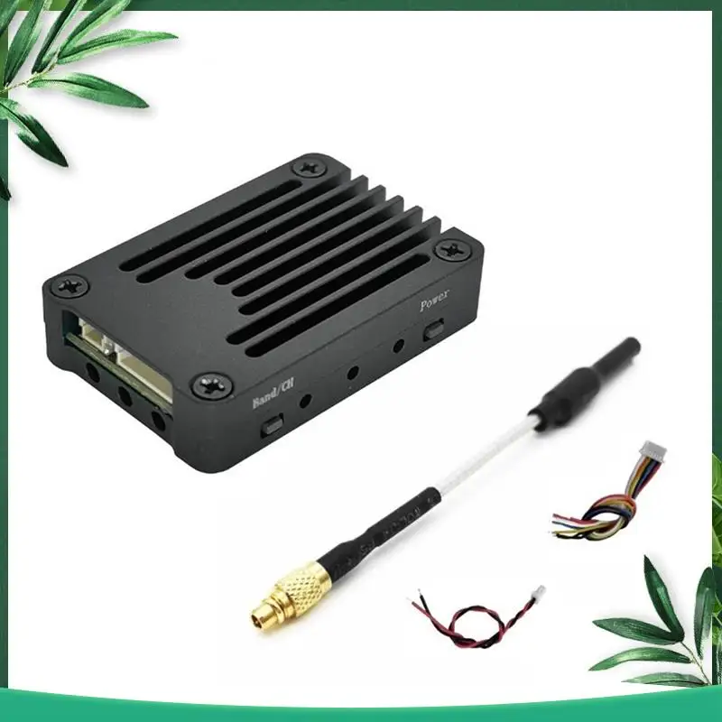 

(NEW) 5.8G 6G 4.9G 1.6W VTX 48CH FPV Audio Video Transmitter 2-6S Support OSD For RC Long Range Drones