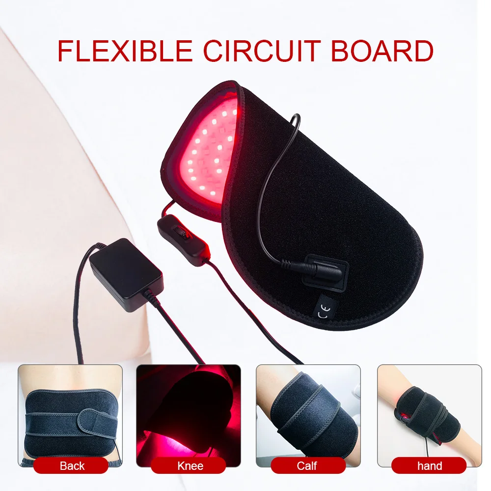 

Red Light Therapy Belt LED Infrared Lamp &Red Light Therapy Pad For Relaxing Muscle Inflammation Improve Circulation Knee Relief