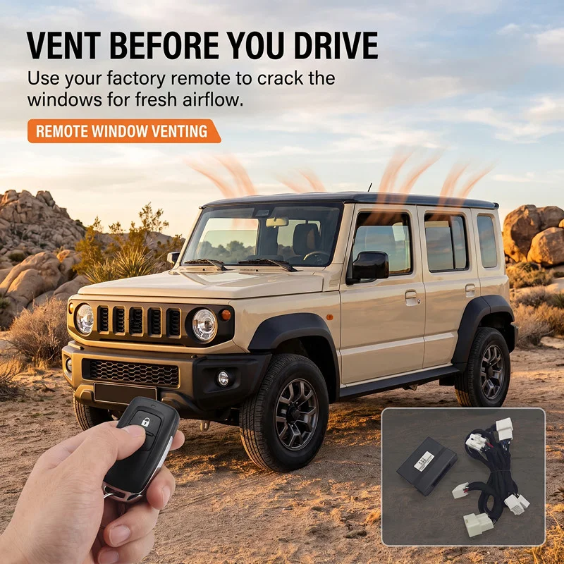 For Suzuki Jimny JB64 JB74 2019+ Remote Auto Window Closer, Smart Power Window Lift & Open Control Module