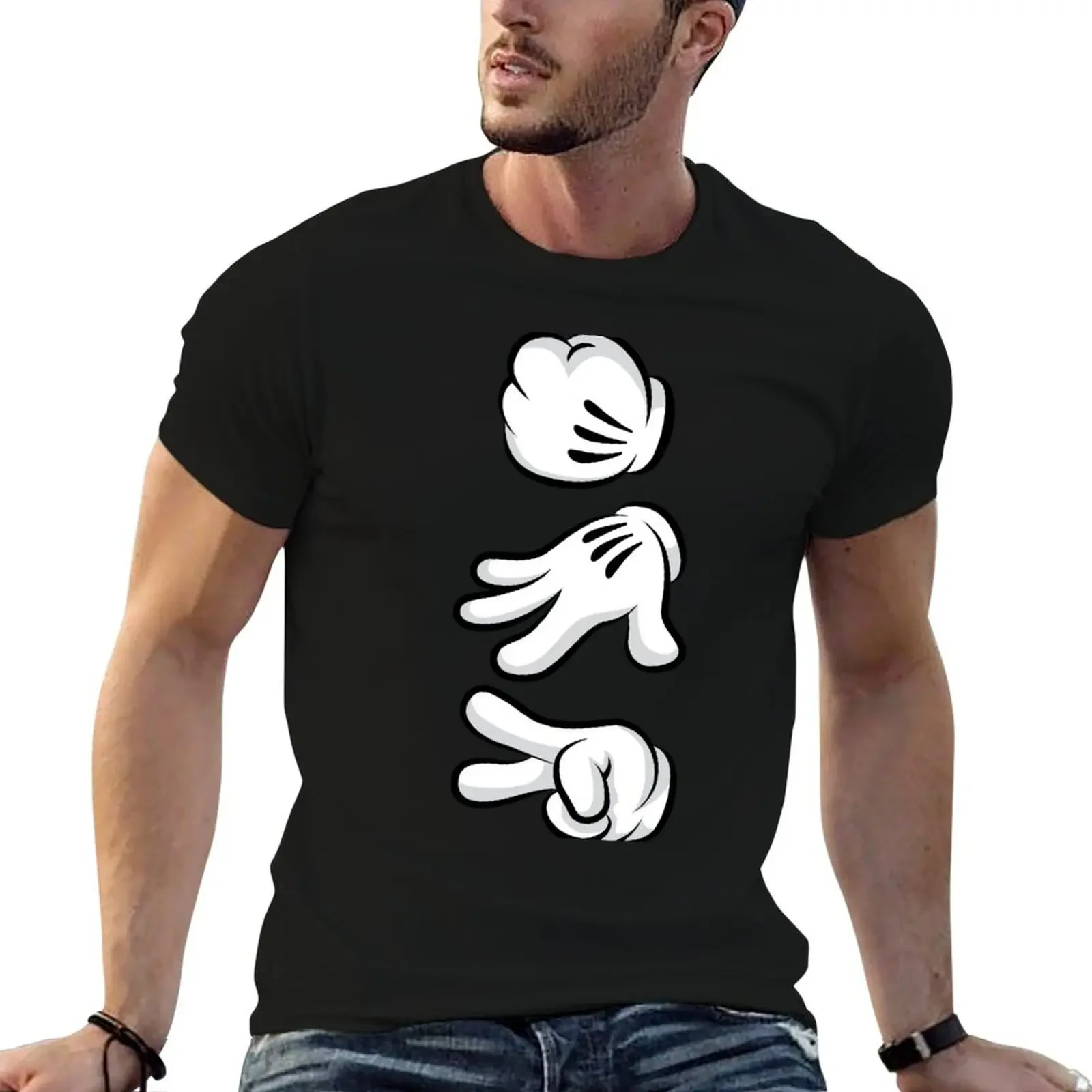 

Roshambo Hands T-Shirt graphics plus sizes quick drying shirts graphic mens clothes