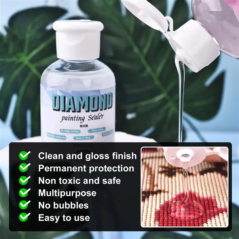 PVA Transparent Water-Based Oil Painting Protective Adhesive Glossy 5D Diamond Painting Puzzle Glue Waterproof And UV Resistant