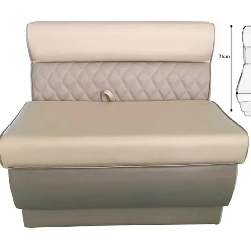 Factory Directly Marine Luxury Deluxe Comfort Pontoon Furniture Sofa Customized Pontoon Boat Sofa Sale Underwater Thruster