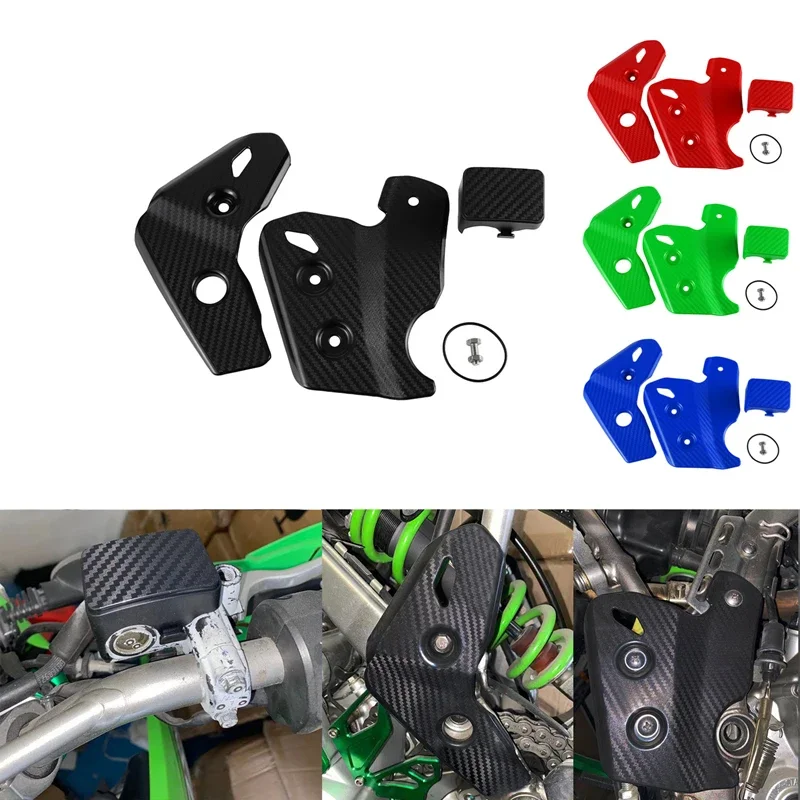 Motorcycle Accessories PP Frame Protection Cover Plate Frame Decorative Cover For Kawasaki KLX250 KLX 250