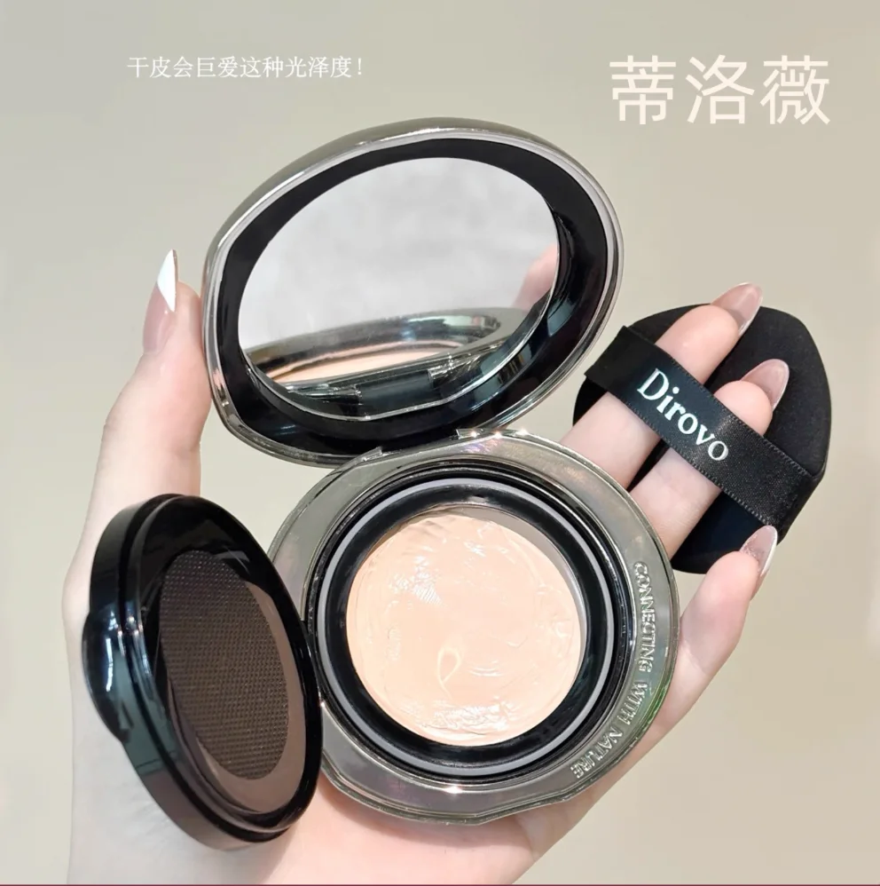 DIROVO Cream Concealer Foundation - Moisturizing Creamy Gloss Luster Makeup Cosmetics for Smooth Natural Look