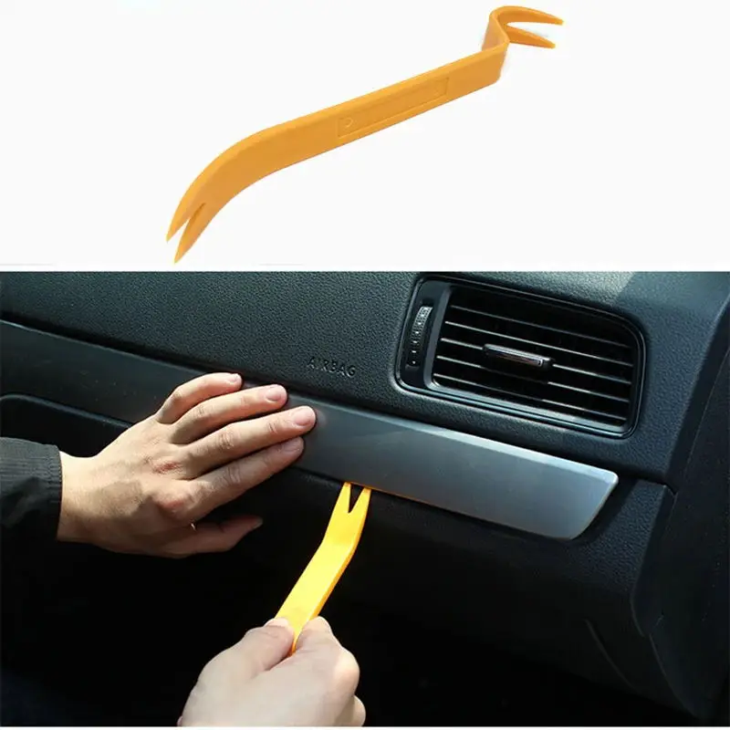 4PCS Door Clip Panel Trim Removal Tool Car Audio Disassembly Kits Dashboard CD DVD Player Special Disassembly image 5