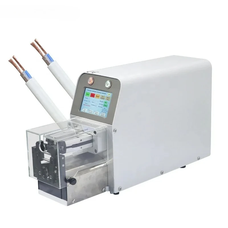 

EW-1115 Semi-Automatic Stripping Machine for Coaxial Cable Wire Diameter 0.5-7mm Rotating Cable Stripper for Coaxial Cables