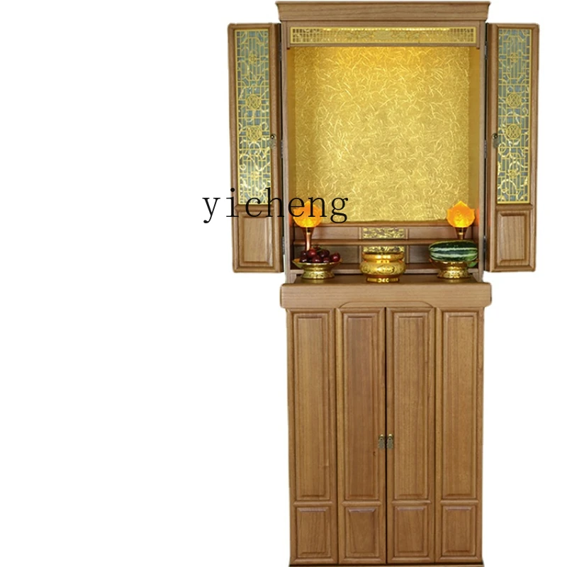 

Zk Altar Cabinet Household Shrine Modern Light Luxury Buddha Shrine New Chinese God of Wealth Cabinet