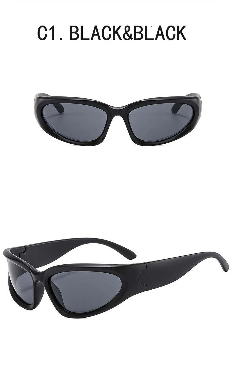 Steampunk Mode Goggle Frauen Sonnenbrille Weibliche Männer Punk Sonnenbrille Vintage Shades Brillen Dame Reiten Brillen UV400 – Detail 19