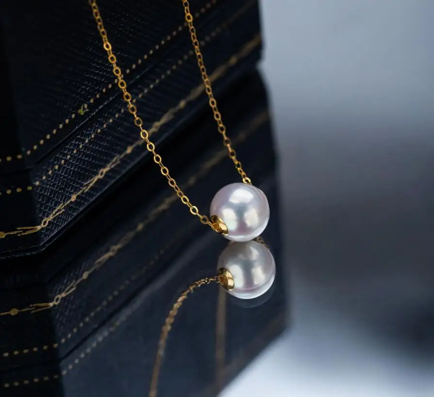 gorgeous 8-9mm 9-10mm 10-11mm south sea white pearl pendant  silver necklace  pearl necklace  jewelry  pendant