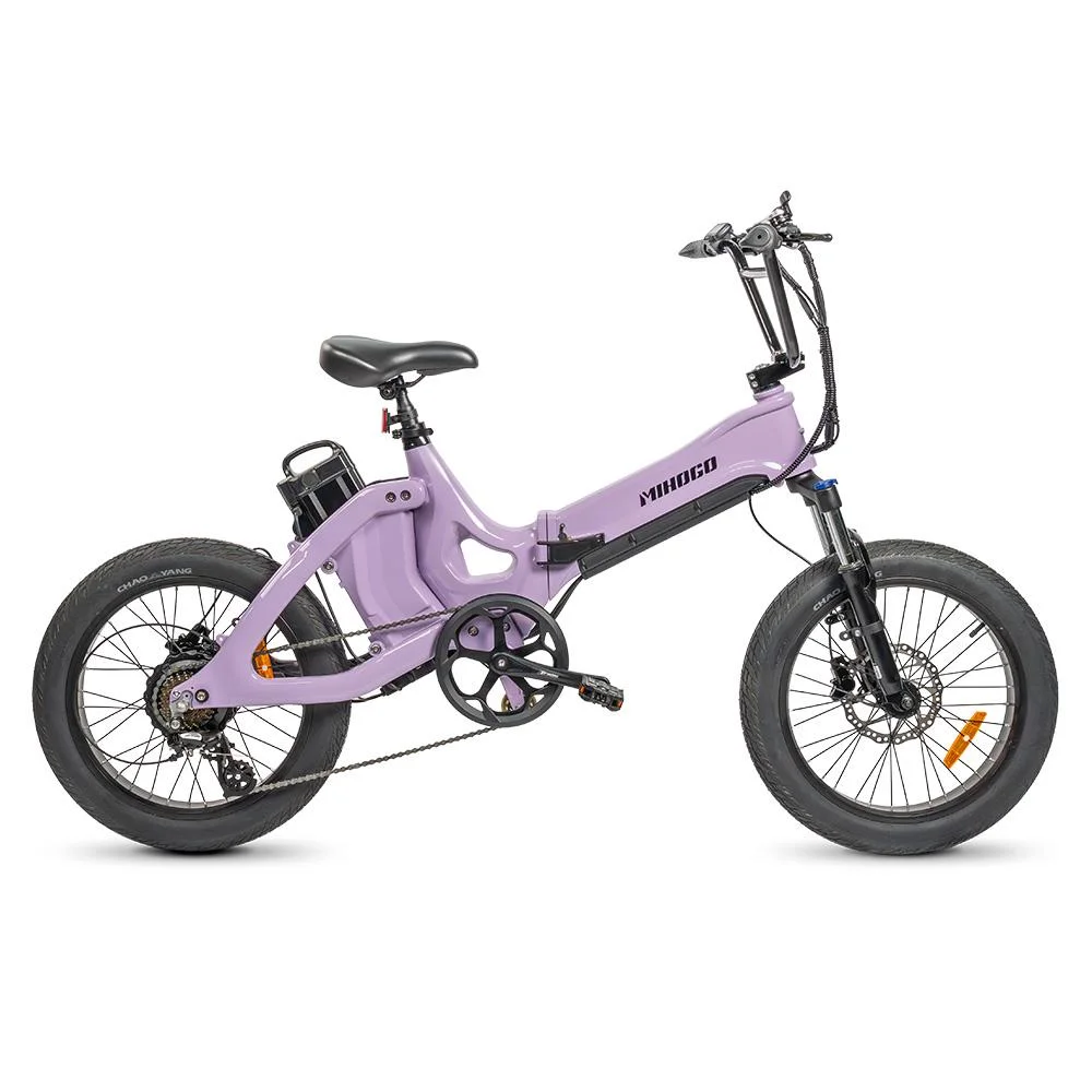 Mihogo Lx Pro دراجة كهربائية للكبار 500 وات دراجة كهربائية للمدينة 12.75 + 12.4 Ah 2eszı دراجة كهربائية قابلة للطي دراجة كهربائية جبلية بإطارات عريضة 20 بوصة