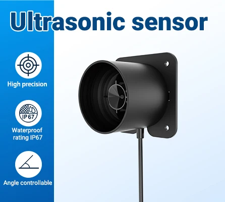 A16 True Target Recognition Algorithm Reflective Structure UltrasonicS Wired Water Level Sensor for Reservoir Level Monitoring