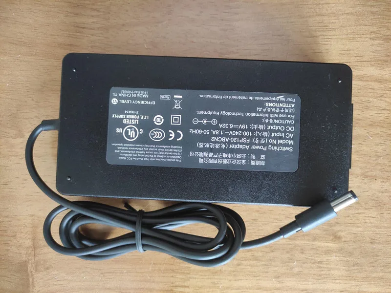 Original FPS120-ABCN2 AC Adapter 19V 6.32A 120W Charger For Xiaomi TV Power Supply 5.5x2.1mm Tip