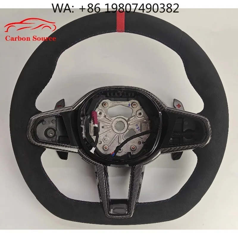 

2015-2018 LED Display Carbon Fiber Steering Wheel Custom Sport For Old Compact Auto Interior