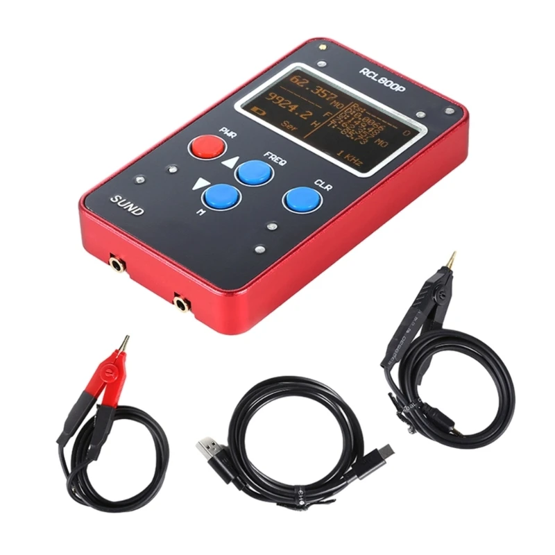 

RCL800P ESRMeter Цифровой измеритель сопротивления моста, емкости, индуктивности, электрический мультиметр, отраслевые лучшие