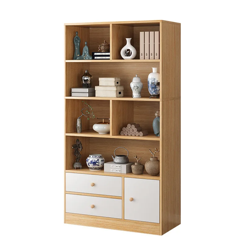 

Chinese tea rack display cabinet Duobao Pavilion ornament cabinet living room shelf bookshelf floor