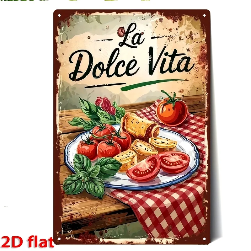 2D Flat, 1pc Vintage Italian 