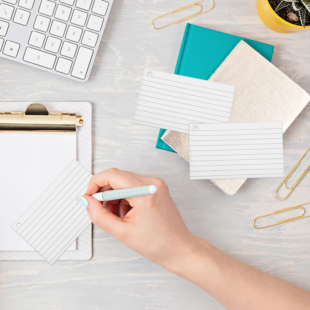 

6 Books Index Cards Notebook Small Notepads Notebooks Study Flash Cards Horizontal Lines Tear Off Portable Office Classroom