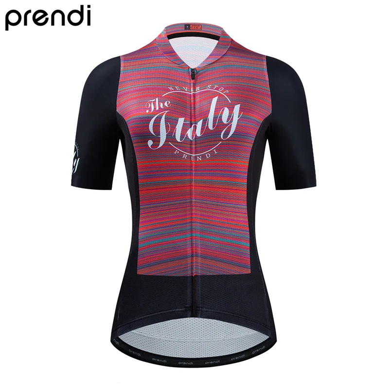 

PRENDI Cycling Jersey Women Pro Bike Clothing Cool MTB Summer Comfortable Female Bicycle Riding Sports Wear Rope Ciclismo