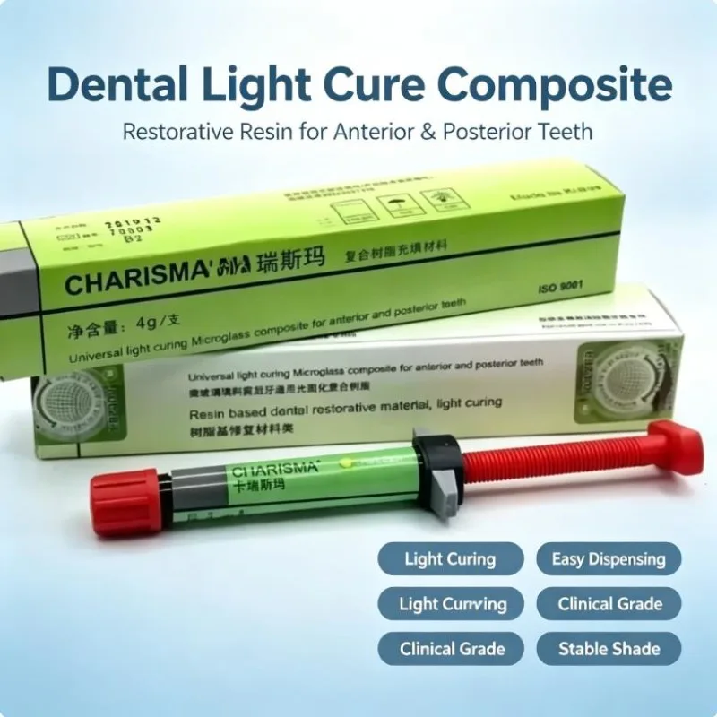 Dentistry Holism's Charisma Composite Resin Universal Spatula Handle Oral Cavity Photocuring Fill Material Lab Tools