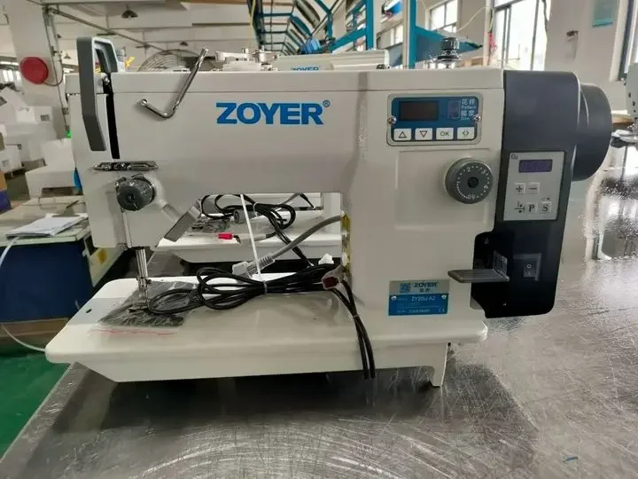 ZY-20U73D-A2 Zoyer Industrial Zigzag chainstitch pattern Sewing Machine feed off