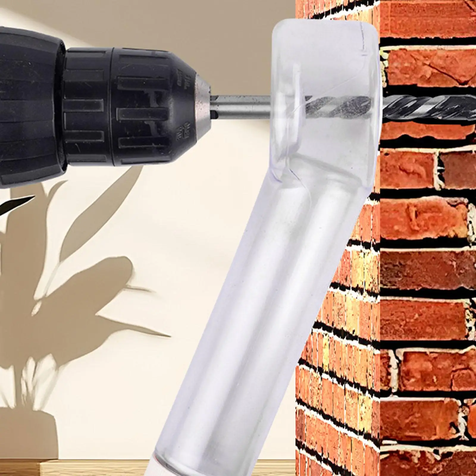 Multipurpose Drill Dust Collector Box Plastic Transparent Dust Cover for Brushless Drill Home Improvement Tasks