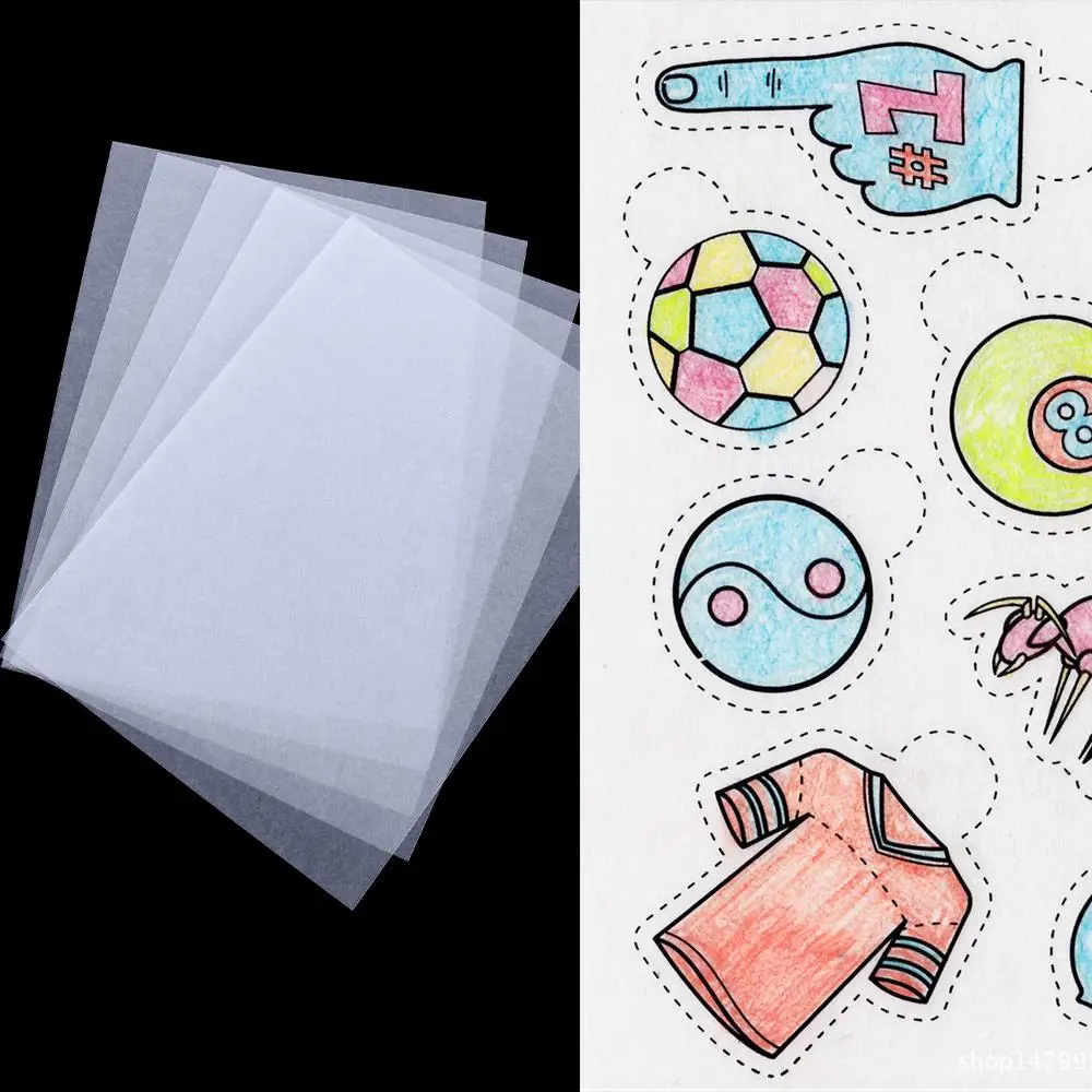 Plastic Sheet DIY Jewelry Craft Making Child Gift Shrink Plastic Paper Heat Shrink Paper Shrink Film Sheets Shrinkable Paper