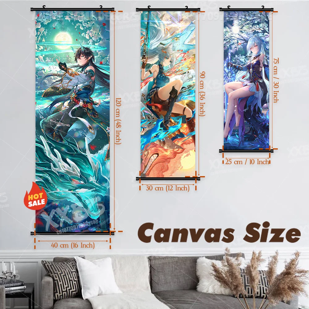 حار لعبة هونكاي: ستار السكك الحديدية ديكور المنزل الحديثة أنيمي جدار عمل فني مخطوطات صورة معلقة اللوحة غرفة طباعة قماش المشارك #4