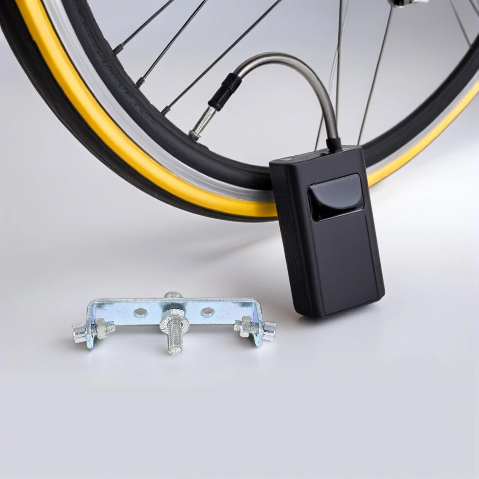 

10Sets Bike Rear Rack Adapter U Shaped Carbon Steel Connector Cargo Rack Mount Bracket Rear Carrier Accessories for Mountain