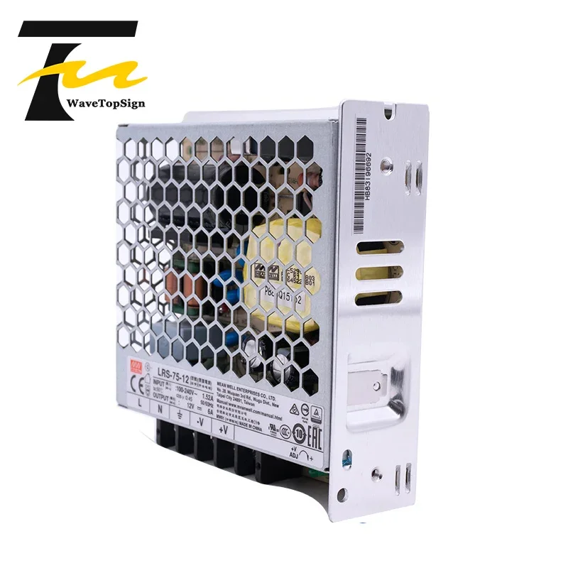 Boding Original Mean Well LRS-75 Single Output 75W 5V/14A 12V/6A 24V/3.2A Power Supply Low Profile