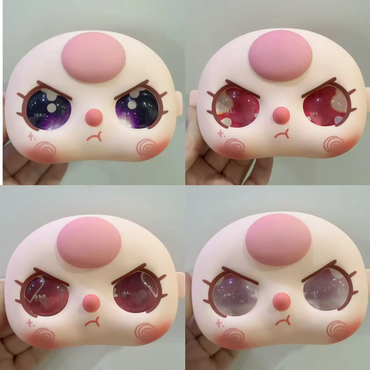 لتقوم بها بنفسك الزجاج لصقة عين الملحقات للدمى طفل ثلاثة 400 100 العين استبدال الوجه مبادلة لعبة الهوايات دمى الملحقات #3