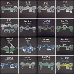 Knoppen Lint Printplaat Voor PS2 PS3 PS4 Pro Slim JDS 030 040 050 Controller Geleidende Film Toetsenbord Flex Kabel voor PS5