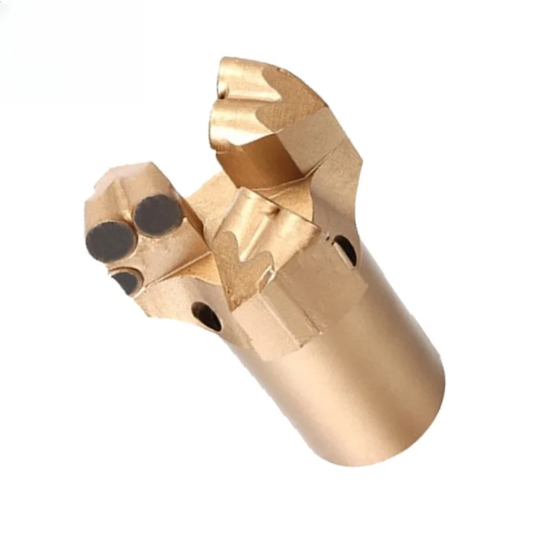 

Three Wing Inner Concave PDC Non Coring Drill Bit ForMine Water Exploration Outburst Prevention Hard Rock Formation Drilling