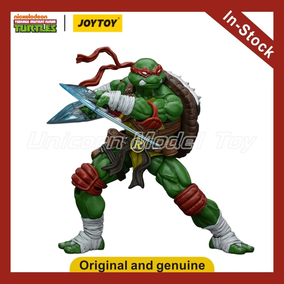 

В наличии оригинальные фигурки JOYTOY TMNT-Raphael 1/18, модели аниме, игрушки, подарки, полученные