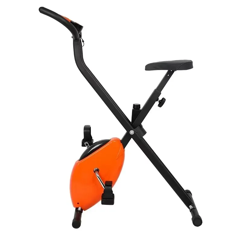 

Belt Control Exercise Bike Gym Equipment - Folding Sport Bicycle for Aerobic Spinning Exercise & Full-Body Training