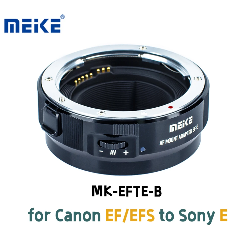 

Meike MK-EFTE-B EF-E Auto Focus Mount Adapter For Canon EF/EF-S Lens to Sony E Mount Cameras