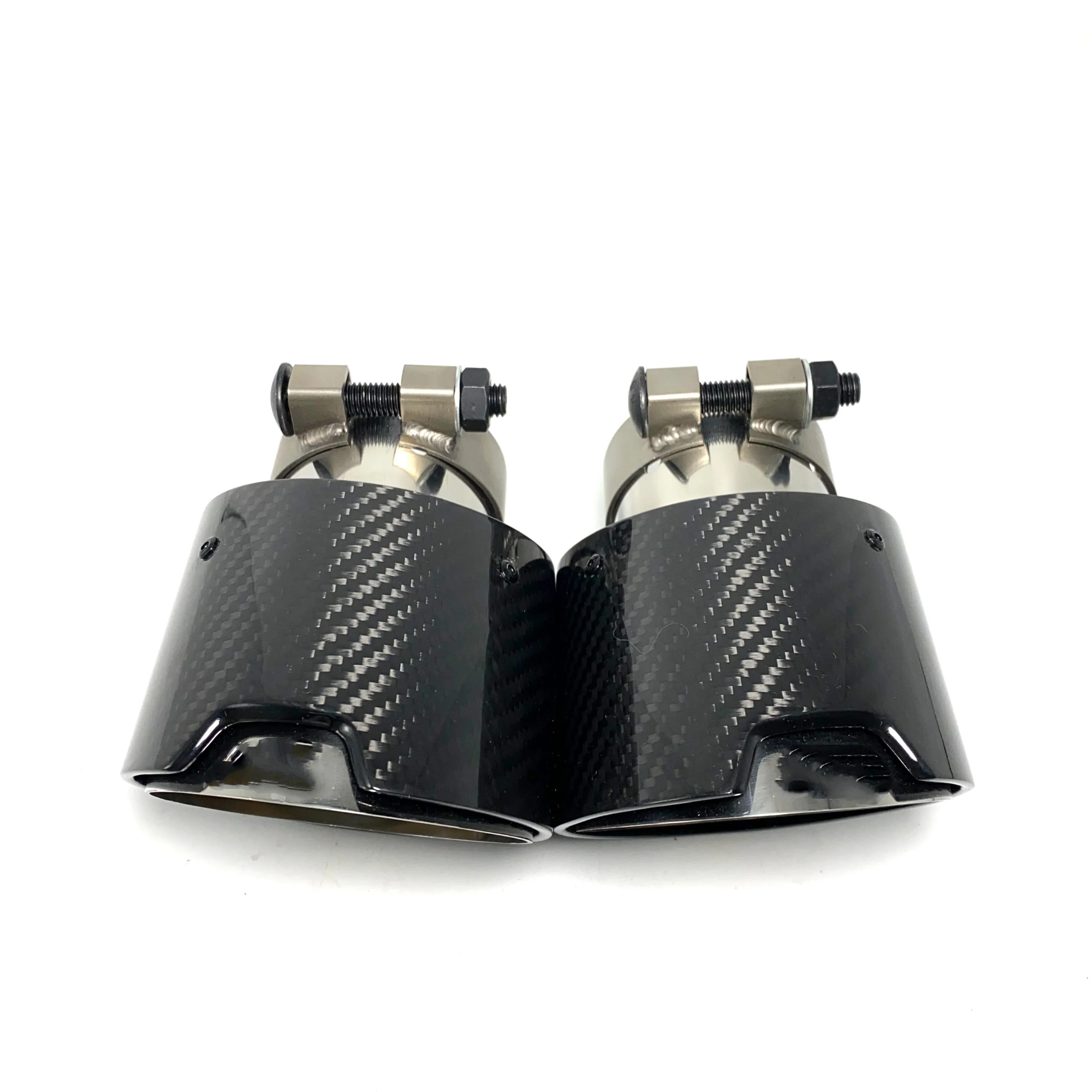 2 PCS/lot Carbon Fiber Exhaut Tips for BMW M2 M3 M4 G80 G82 G83 G87 M Performance Exhaust System Pipes Muffler Tip Nozzle