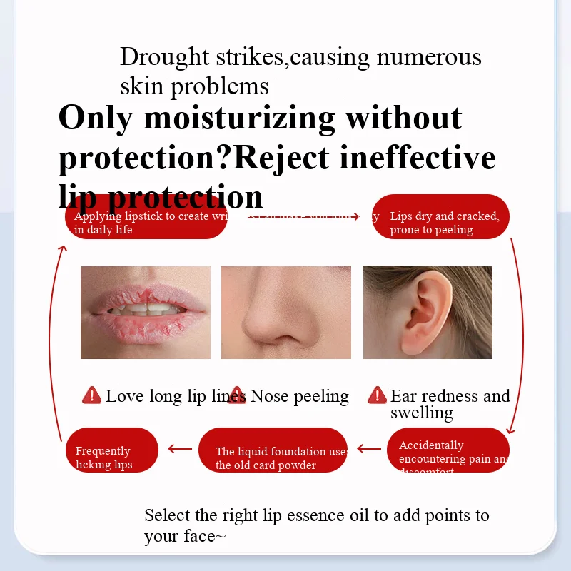 مصل شفاه فم وردي سريع التفتيح تبييض دائم لإزالة الدخان الداكن بلسم الشفاه مرطب ملمع الشفاه زيت الشفاه #3