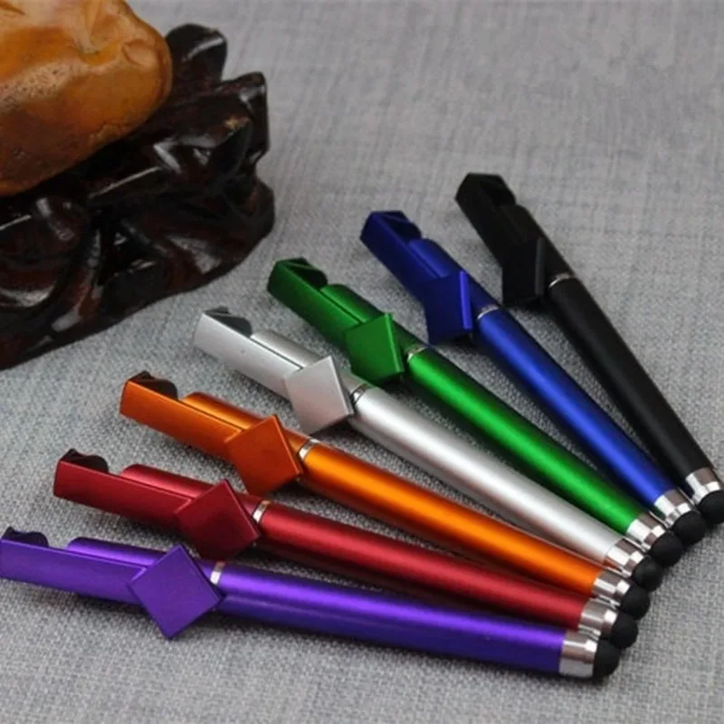 4Pcs/lot New Listing 3 In 1 Gel Ink You Can Write Multi-function Touch Pen Make Mobile Phone Bracket