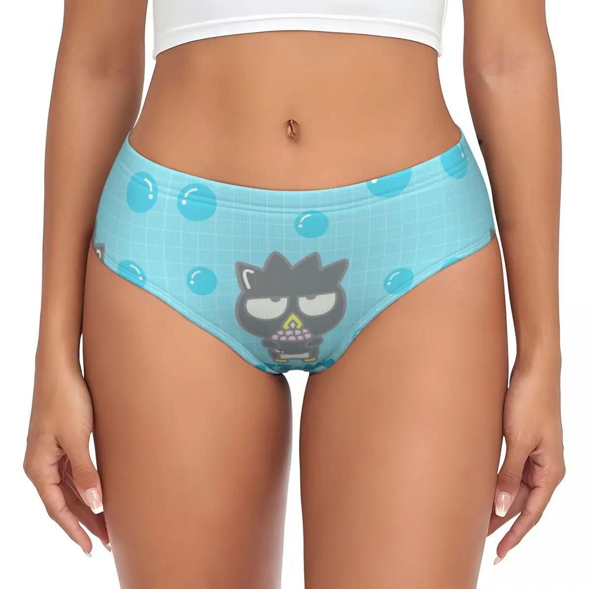 Custom Women's Bad Badtz Maru Xo Cartoon Panties Comfort Briefs Underwear