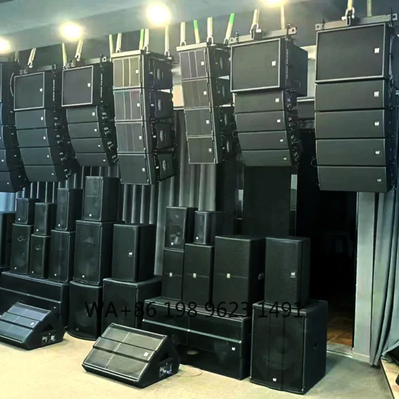 Dual 18 Inch Line Array Subwoofer Active Passive Stage DJ Speaker Ultra Low Frequency Live Audio Equipment
