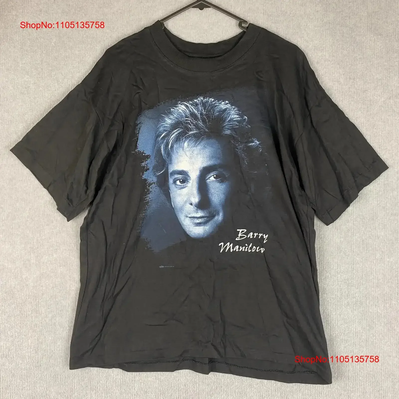 

New Barry Manilow For Fans S 5XL T Shirt 11D141 vintage Washed homme Versatile Stylish Casual graphic Soft fashion streetwear