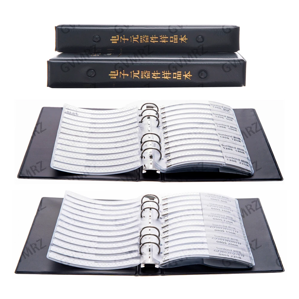 0402 0603 0805 1206 SMD Ferrite Bead Inductance Sample Book Magnetic Laminated Sheet Magnetic Beads Inductance Book Sample Kit