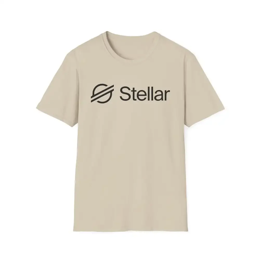 Stellar Lumens Xlm Cotton Crewneck T Shirt Crypto Cryptocurrency Blockchain Web3 Defi