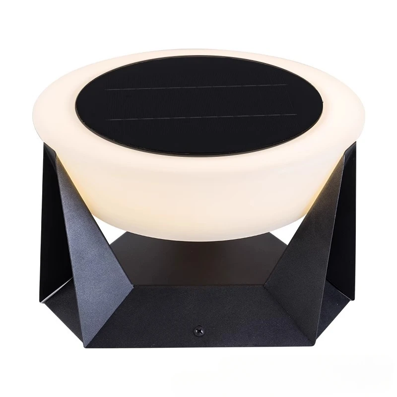 Solar Powered Personalized Column Lamp Villa Door Buckle Column Lamp Garden Courtyard Simple Modern Outdoor Wall Lamp